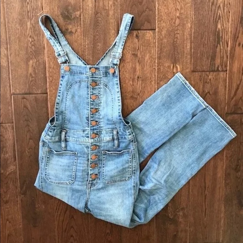 Madewell Bayfront Crop Overalls